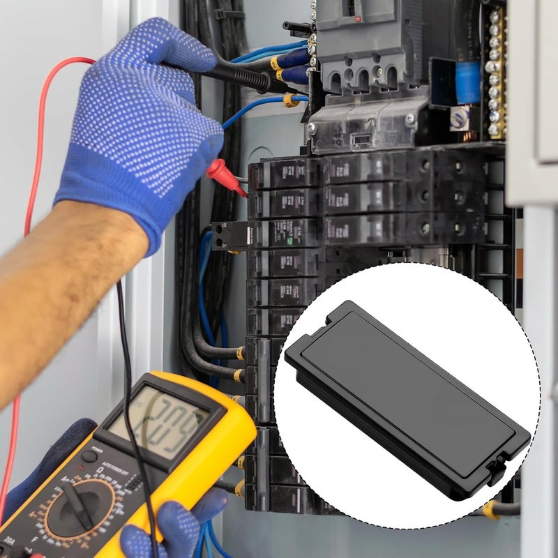 Kingdder 20 Pack Breaker Filler Plate, Circuit Breaker Panel Cover Knockout Filler Plate Box Cover Black (1 Inch) - Image 5